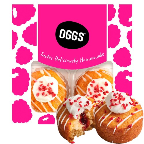 OGGS Victoria Sponge Cake 4pk NEW