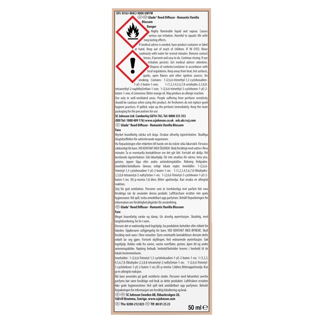 Glade Reed Diffuser Vanilla Blossom thumbnail 3