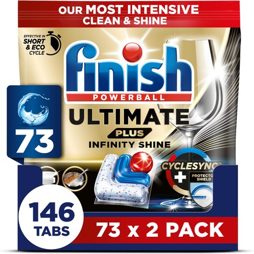 Finish Ultimate Plus Infinity Shine Dishwasher Tablets Fresh