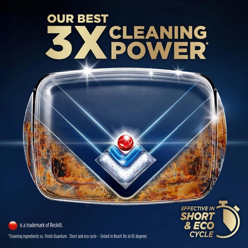 Finish Ultimate Plus Infinity Shine Dishwasher Tablets Fresh thumbnail 4