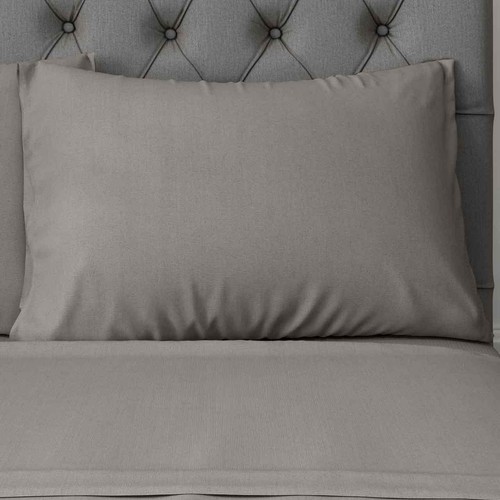 M&S Comfortably Cool Lyocell Rich Pillowcases, Dark Grey
