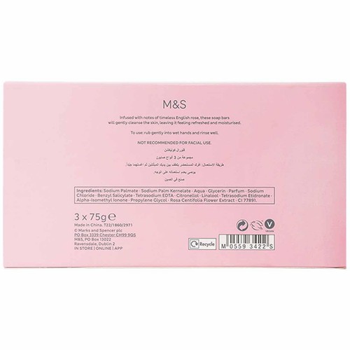 M&S Rose Soap Trio thumbnail 2