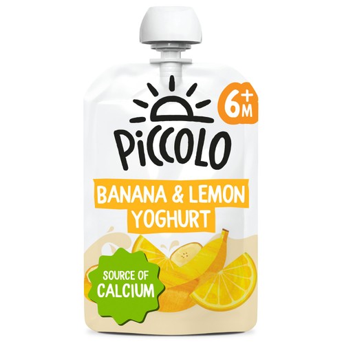Piccolo Organic Banana & Lemon Greek-Style Yoghurt
