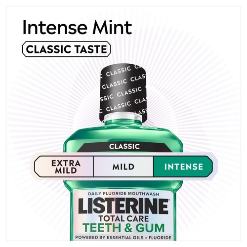 Listerine Total Care Teeth & Gum Intense Mint Classic Mouthwash thumbnail 4