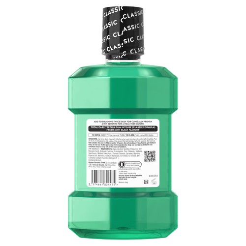 Listerine Total Care Teeth & Gum Intense Mint Classic Mouthwash thumbnail 7