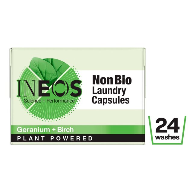 INEOS Non Bio Laundry Capsules Geranium + Birch 24 Washes