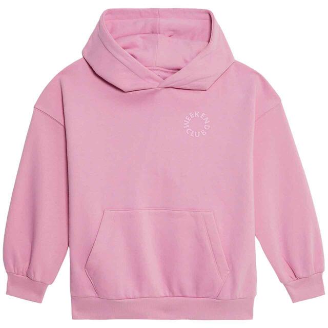 M&S Girls Cotton Rich Hoodie (6-16 Yrs), 11-12 Years, Pink