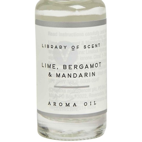 M&S Lime Bergamot and Mandarin Fragrance Oil, White thumbnail 2