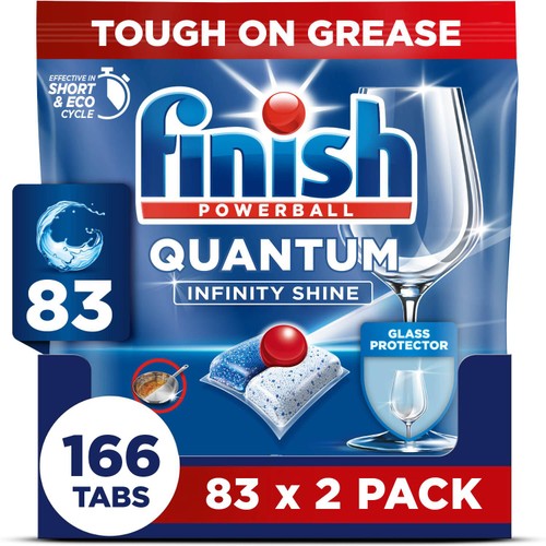 Finish Quantum Infinity Shine Dishwasher Tablets Regular (2x83)