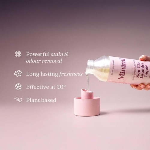 Miniml Laundry Liquid- Pink Dragonfruit & Orchid Bottle thumbnail 4