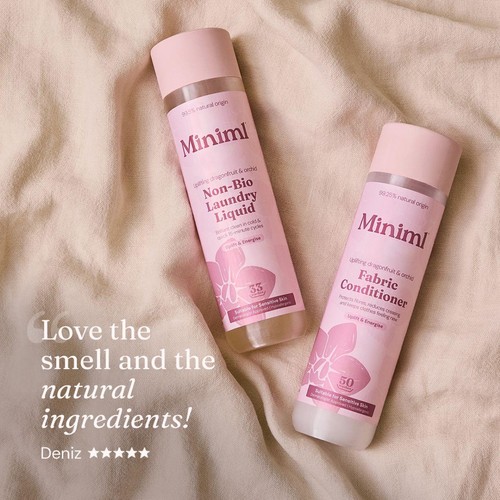 Miniml Laundry Liquid- Pink Dragonfruit & Orchid Bottle thumbnail 7