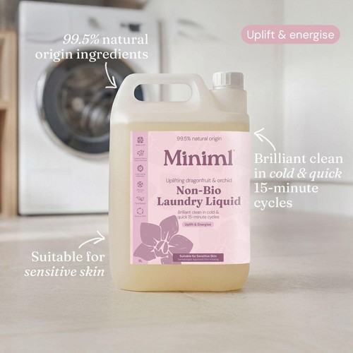 Miniml Laundry Liquid- Pink Dragonfruit & Orchid Refill thumbnail 3