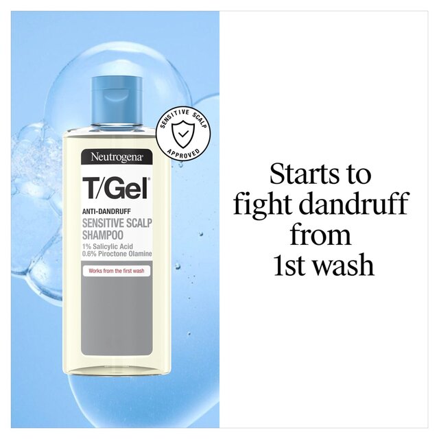 Neutrogena T-Gel Anti-Dandruff Sensitive Scalp Shampoo thumbnail 2