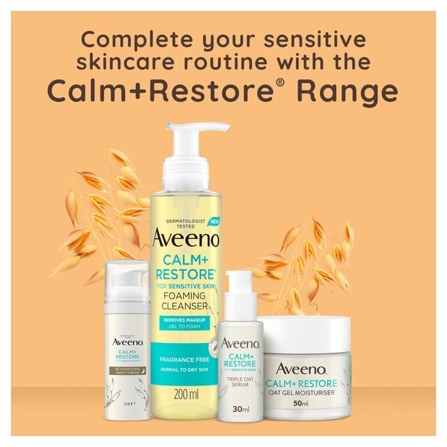 Aveeno Calm & Restore Foaming Cleanser for Sensitive Skin thumbnail 2