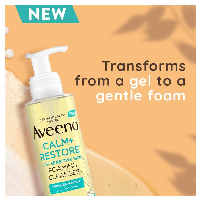 Aveeno Calm & Restore Foaming Cleanser for Sensitive Skin thumbnail 8