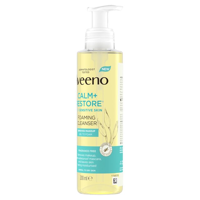 Aveeno Calm & Restore Foaming Cleanser for Sensitive Skin thumbnail 9
