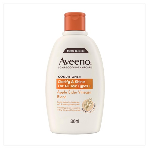Aveeno Clarify & Shine Apple Cider Vinegar Conditioner for All Hair Types