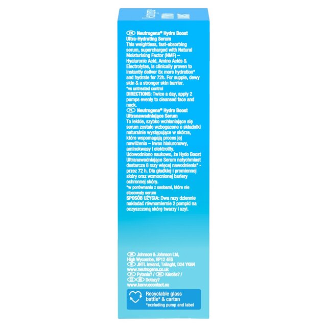 Neutrogena Hydro Boost Ultra-Hydrating Serum with Hyaluronic Acid thumbnail 10
