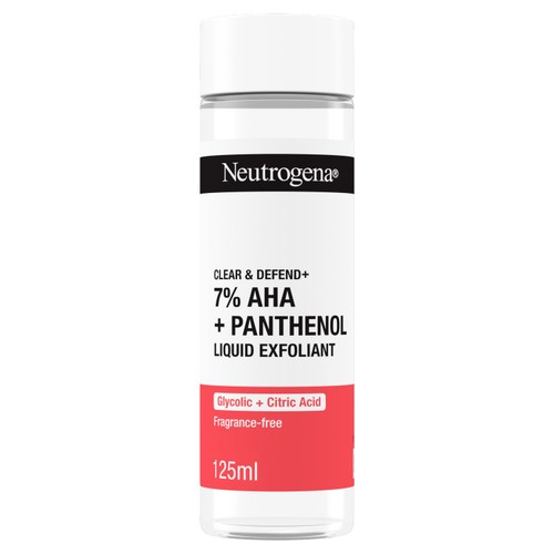 Neutrogena Clear & Defend+ Liquid Exfoliant with AHA + Panthenol