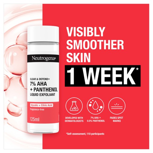 Neutrogena Clear & Defend + Liquid Exfoliant with 7% AHA + Panthenol thumbnail 4