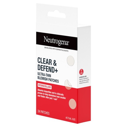 Neutrogena Clear & Defend + Ultra-Thin Blemish Patches, 24 Patches thumbnail 2