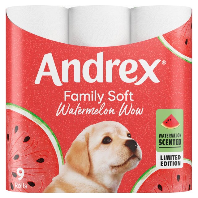 Andrex Family Soft Watermelon Toilet Roll