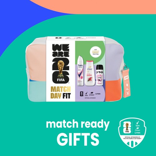 FIFA Inspired The Kit Bag Washbag for Her Gift Set thumbnail 6