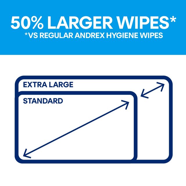 Andrex Ultimate Fresh Flushable XL Hygiene Wipes thumbnail 6