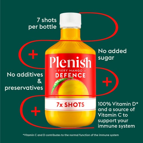 Plenish Fiery Mango Dosing Bottle 7x Shots thumbnail 3