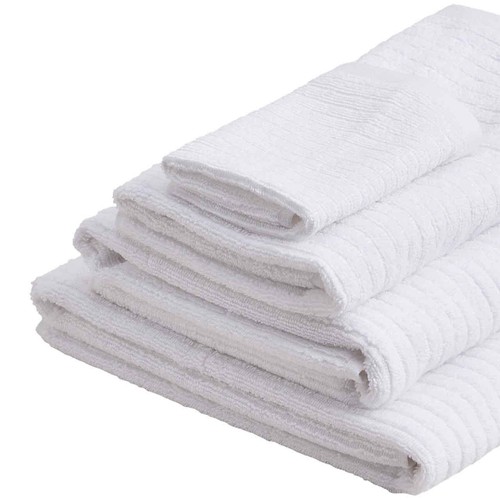 M&S Cotton Quick Dry, Face Towels, White thumbnail 3