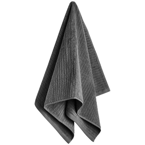 M&S Cotton Quick Dry, Face Towels, Charcoal thumbnail 2
