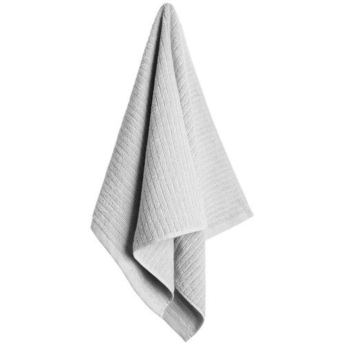 M&S Collection Cotton Quick Dry Towel, Bath Sheet, Silver Grey thumbnail 3