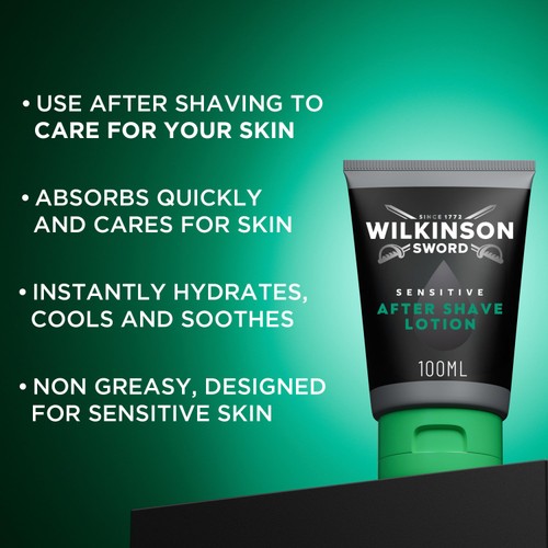 Wilkinson Sword Sensitive Aftershave Lotion for Men thumbnail 2