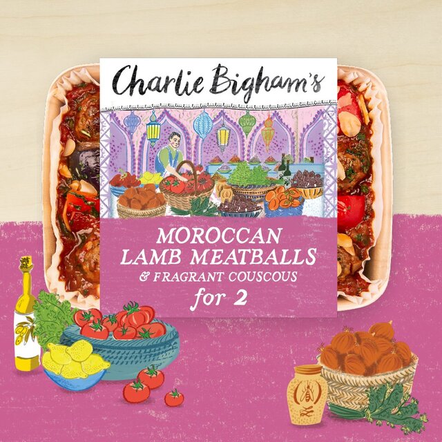 Charlie Bigham's Moroccan Lamb Meatballs & Cous Cous thumbnail 2