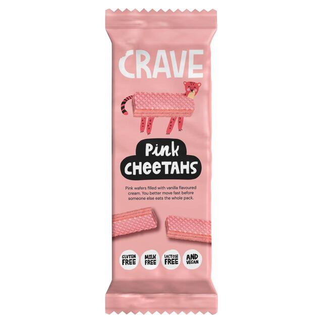 Crave free from Pink Cheetah Wafers