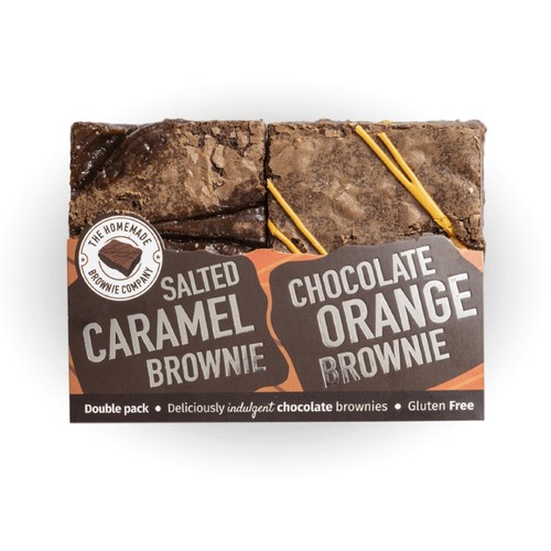 Homemade Brownie Co. GF  Salted Caramel & Chocolate Orange Brownie Twin thumbnail 2