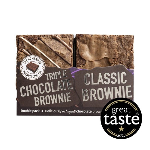 Homemade Brownie Co. GF Triple Chocolate & Classic Brownie Twin
