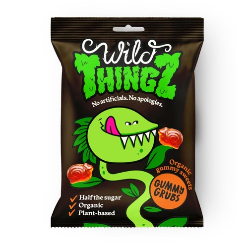 Wild Thingz Organic Sweets Gummy Grubs