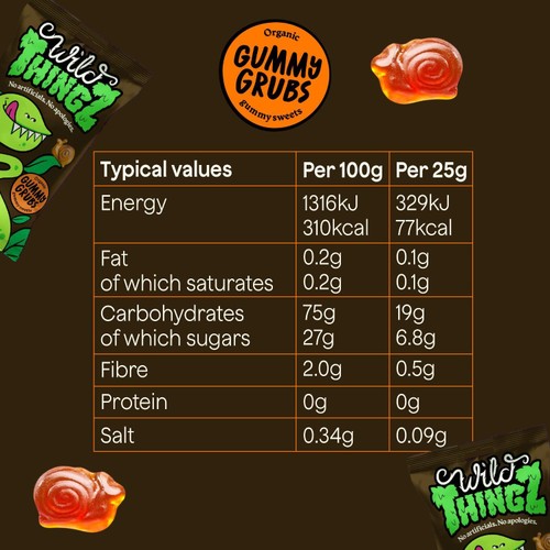 Wild Thingz Organic Sweets Gummy Grubs thumbnail 4