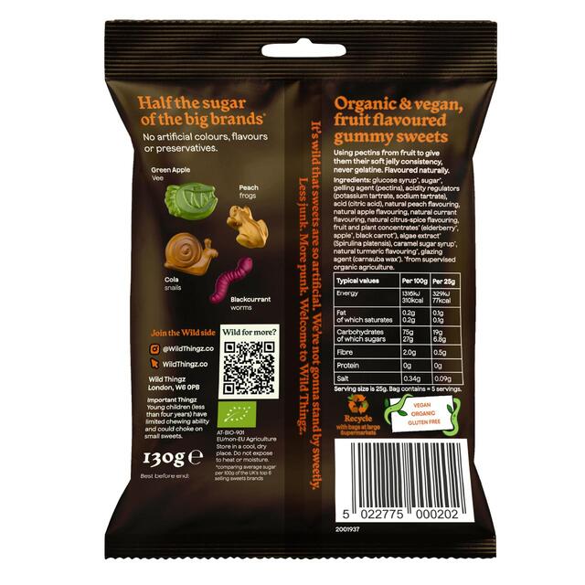 Wild Thingz Organic Sweets Gummy Grubs thumbnail 2