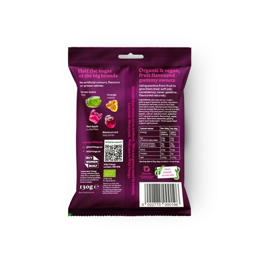 Wild Thingz Organic Sweets Fruity Flyers thumbnail 6