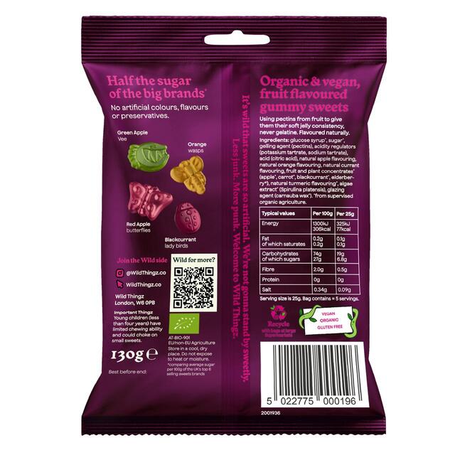 Wild Thingz Organic Sweets Fruity Flyers thumbnail 2