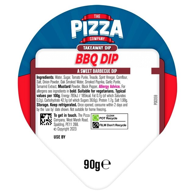 The Pizza Company BBQ Dip