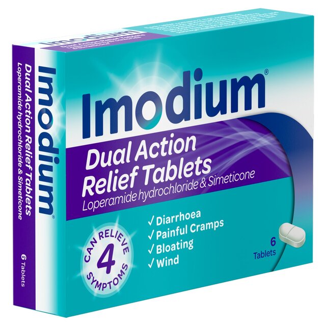 Imodium Dual Action Relief Tablets thumbnail 2
