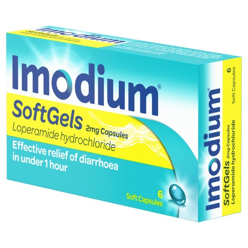 Imodium SoftGels 2mg Diarrhoea Relief Capsules thumbnail 4