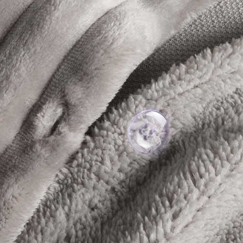 M&S Cloud Fleece Bedset, Super King, Grey thumbnail 4