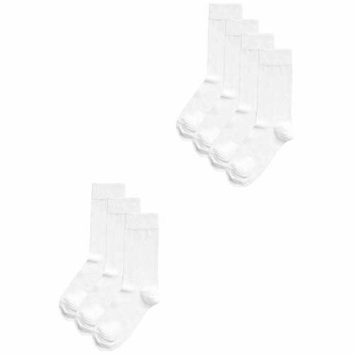 M&S Mens,  Cotton Rich Socks, 6-8.5, White thumbnail 2