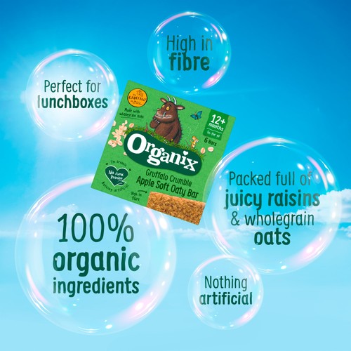 Organix Gruffalo Crumble Apple Soft Oaty Bars  thumbnail 2