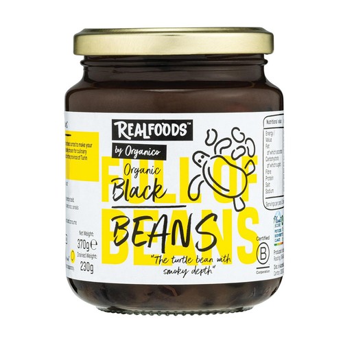 Realfoods by Organico Black Beans in Water