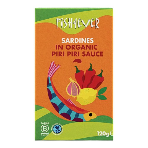 Fish4ever Sardines in Organic Piri Piri Sauce